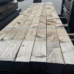 Ca. 14x Douglas Balken Geschaafd, 140x140mm, lengte 400cm